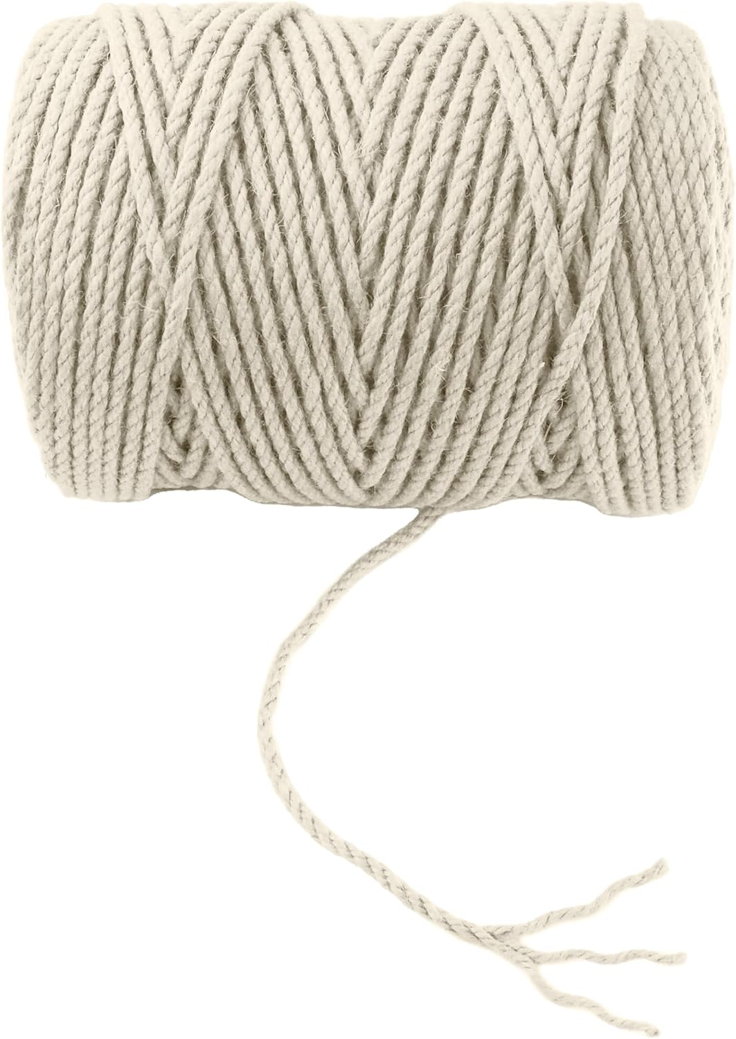 4mm x 500 Feet White Jute Rope, Twine for Gardening Tomato Climbing Plant Tie Floristry Crafts Gift Wrapping Packing Decor-VerdiqueGarden