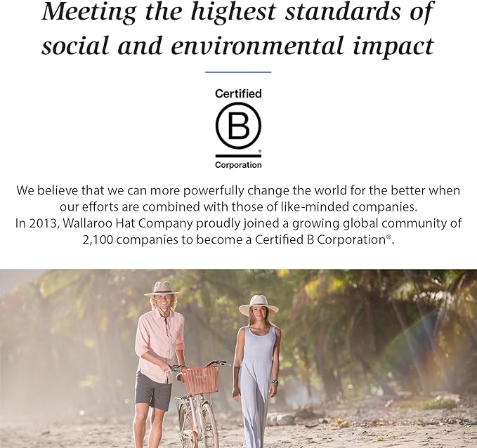 Wallaroo Hat Company Women’s Sydney Sun Hat - UPF 30+ Sun Protection, Packable, Adjustable, Medium - Beach, Travel, Wide Brim-VerdiqueGarden