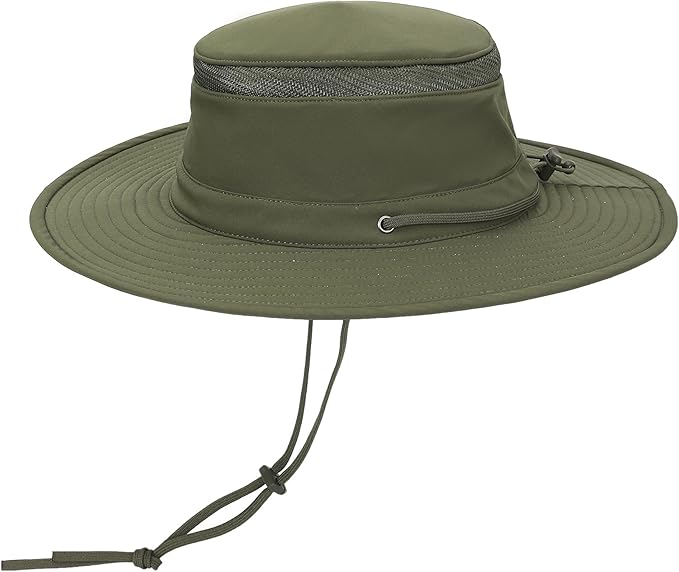 Cimarron Wide Brim Safari Sun Hat for Women & Men – UPF 50+ Outdoor Fishing Hat | Hiking, Running Travel Sun Protection Hat-VerdiqueGarden