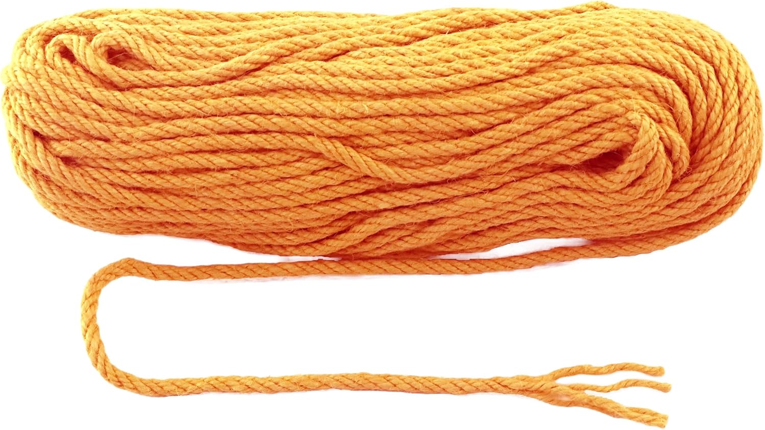 6mm x 150 Feet Orange Jute Rope, Twine for Gardening Tomato Climbing Plant Tie Floristry Crafts Gift Wrapping Packing Decor-VerdiqueGarden