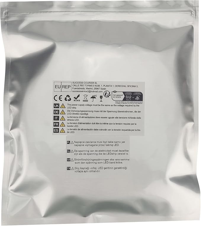 10M/32.8ft 24V COB LED Strip Light Waterproof IP65 Cool White 6000K Uniform Glow 3840LEDs CRI 93+ Flexible LED Tape Lights for DIY Cabinet Bedroom Kitchen Home Decor(No Power Supply)-VerdiqueGarden