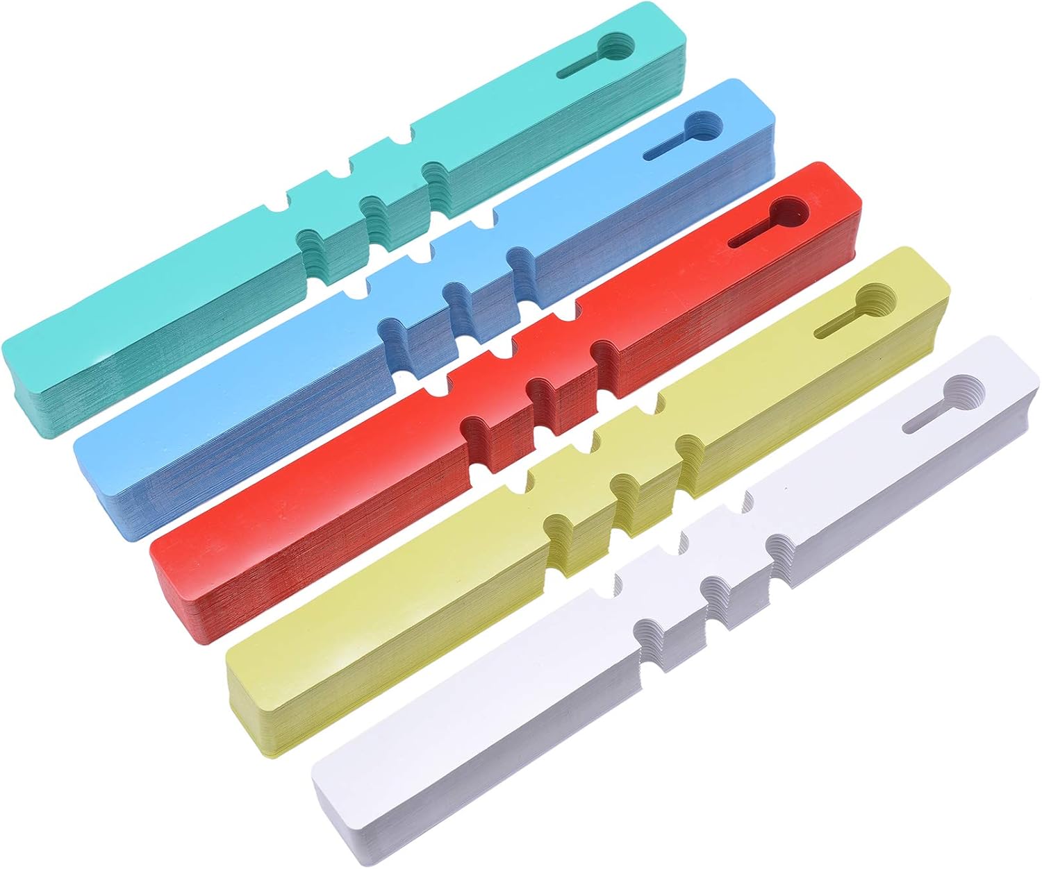 500 Pcs Wrap Around Adjustable Plant Tree Hanging Tags, Plastic Nursery Garden Waterproof Labels, Large Writing Surface (20x2cm, 5 Colors)-VerdiqueGarden