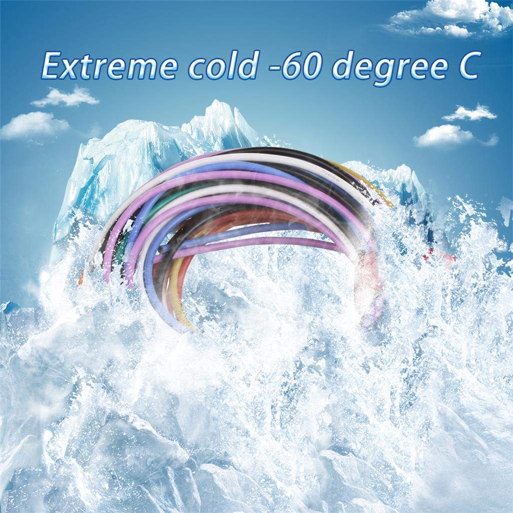 BNTECHGO 16 Gauge Silicone Wire Kit 10 Color Each 5 ft Flexible 16 AWG Stranded Tinned Copper Wire-VerdiqueGarden