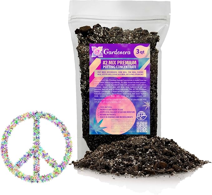 Organic Photoperiod Plants Potting Soil Mix - Perfect Balance of Nutrients, Drainage, and Aeration for Thriving Photoperiod Plants - 3 Quart-VerdiqueGarden