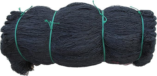 Poultry Netting 1" or 2" Mesh Heavy Knotted Nets Aviary Gamefowl Quail Chicken Bird Block Net Long Lasting Break/Burst 85/245 lb Polyethylene 8-10 Year Lifespan (50' X 150', 2)