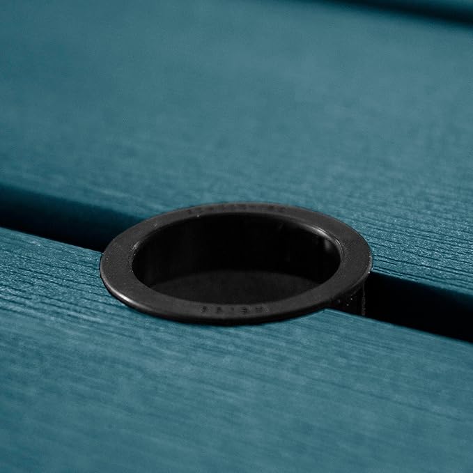 highwood Hometown Picnic Table, 6 Foot, Nanatucket Blue-VerdiqueGarden