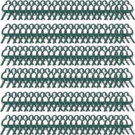 GXXMEI 100PCS Plant Clips Garden Clips for Tomato Cage, Tomatoes Clips Plant Support Clips for Bamboo Stakes, Climbing Plants, Vines, Gentle Plant & Flower Trellis Clips for Plant Stalks, Stems-VerdiqueGarden