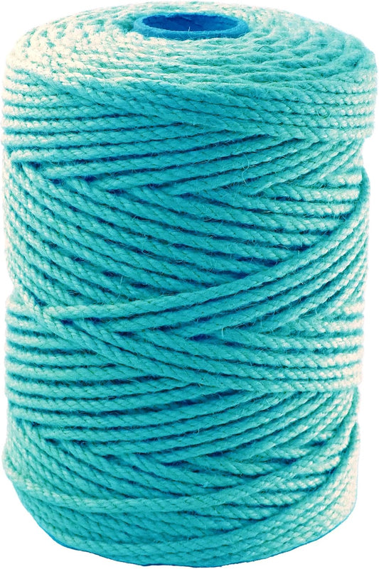 4mm x 300 Feet Blue Jute Rope, Twine for Gardening Tomato Climbing Plant Tie Floristry Crafts Gift Wrapping Packing Decor-VerdiqueGarden