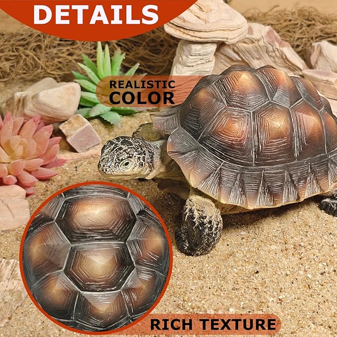 Sunthus Turtle Tortoise Sculptures Garden Statues Yard Art Resin Decorations Outdoor Garden Décor-VerdiqueGarden