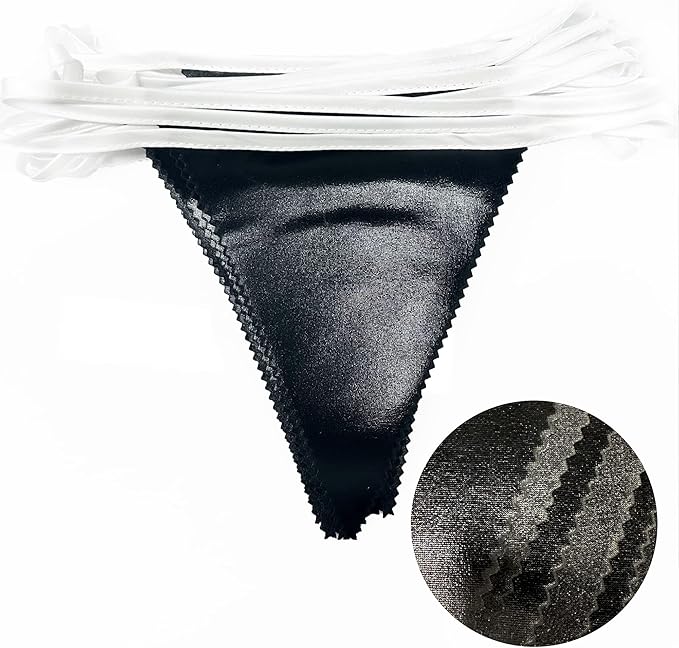 Black Party Decorations Triangle Pennant Banner Flag Black Metallic Fabric Bunting Garland for Graduation Birthday Wedding Engagement Bachelorette Holiday Halloween Celebration Hen Party Supplies-VerdiqueGarden