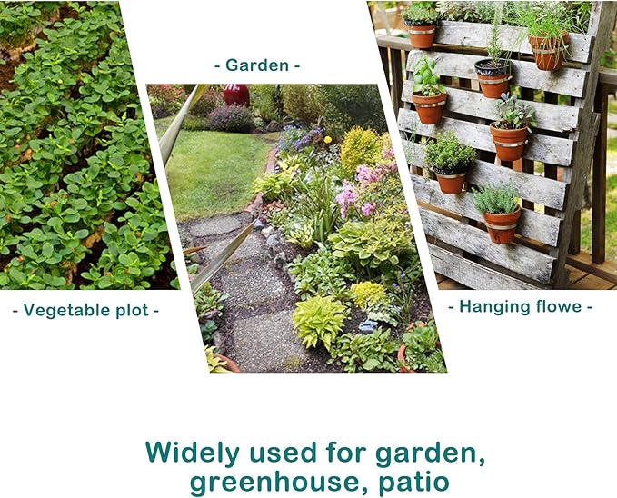 1/4 inch Blank Distribution Tubing Drip Irrigation Hose,100ft Soft Watering Tube for Small Lawn Garden Irrigation System-VerdiqueGarden