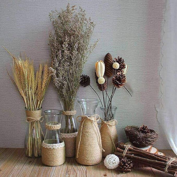 Natural Jute Twine,328 Feet 4mm Hemp Twine Rope for Gift Wrapping Craft Plant Garden Christmas Handmade Arts Decoration Packing String Home Decor-VerdiqueGarden