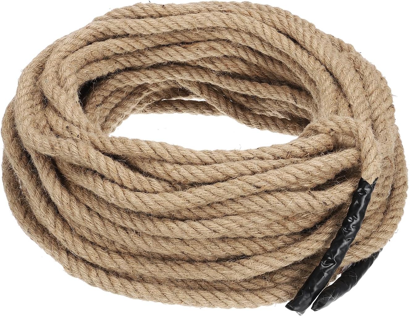 PATIKIL 1/2" x 165 ft Twisted Manila Rope Jute Ropes Natural Thick Jute Twine Burlap for Docks Railings Bundling Craft Tug of War Decorating-VerdiqueGarden