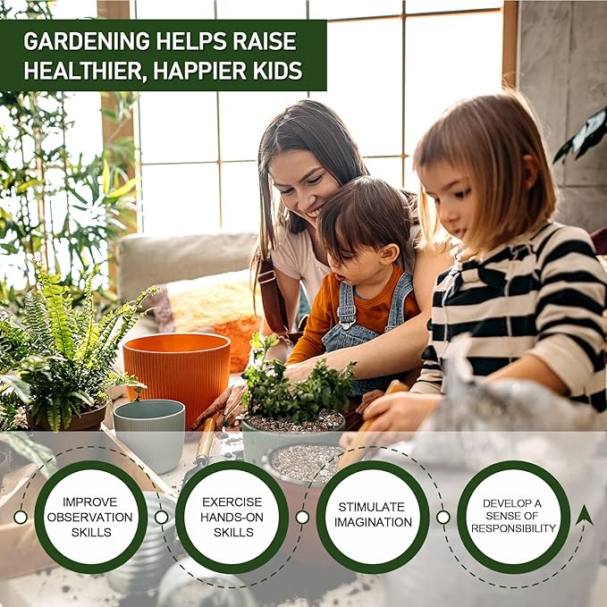 10QT Horticultural Vermiculite Bulk, Organic Vermiculite for Plants, Course Grade Vermiculite for Gardening, for houseplants, for Mushrooms, to Maintain Soil Moisture and Plant Growth(5-8mm)-VerdiqueGarden