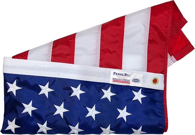100% Made in the USA - 3'x5' ft – Perma-Nyl Sewn Nylon with Grommets - Sturdy, Durable, and Patriotic - Great For Gardens, Homes, Patios and Cars – By Valley Forge Flag-VerdiqueGarden