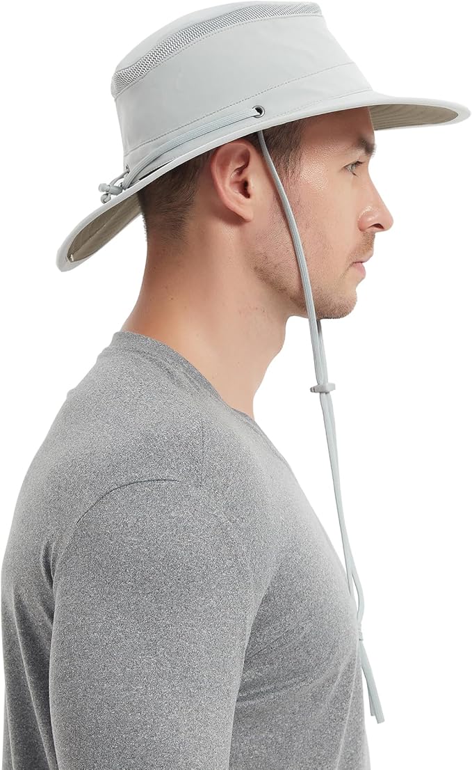 Cimarron Wide Brim Safari Sun Hat for Women & Men – UPF 50+ Outdoor Fishing Hat | Hiking, Running Travel Sun Protection Hat-VerdiqueGarden