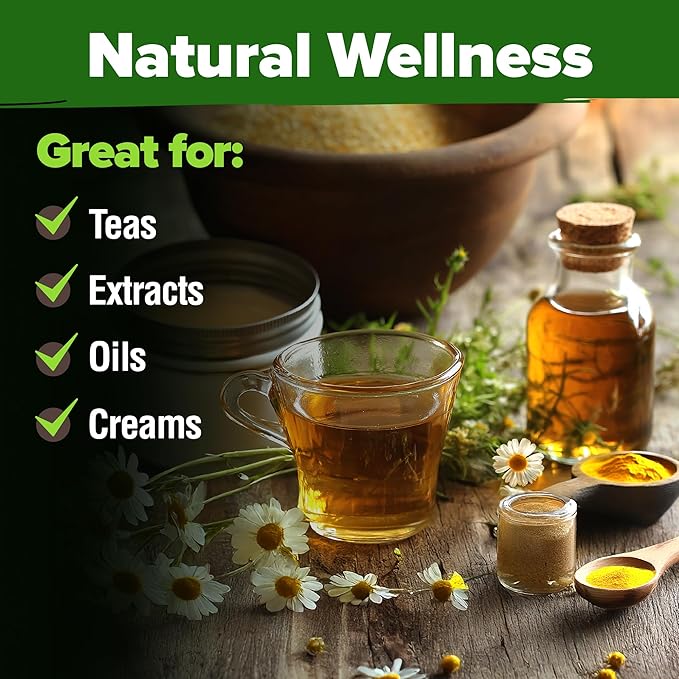 HOME GROWN 𝗨𝗦𝗔 𝗣𝗥𝗘𝗠𝗜𝗨𝗠 German Chamomile Seed Pack – 2,280 𝗡𝗢𝗡-𝗚𝗠𝗢 Heirloom Seeds for Planting for Sustainable Gardens and Soothing Medicinal Herbal Teas (Matricaria chamomilla)-VerdiqueGarden