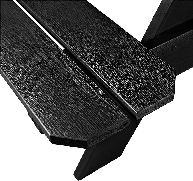highwood Hometown Picnic Table, 6 Foot, Black-VerdiqueGarden