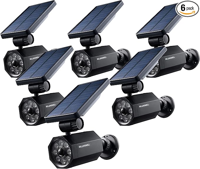 Bell+Howell Bionic Spotlight Motion Solar Spot Lights Outdoor Waterproof, Solar Landscape Lights, Outdoor Solar Yard Lights Weather Resistant, Super Bright LED Lights, for Garden, Lawn As Seen On TV-VerdiqueGarden