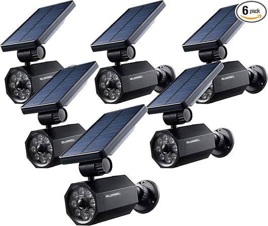 Bell+Howell Bionic Spotlight Motion Solar Spot Lights Outdoor Waterproof, Solar Landscape Lights, Outdoor Solar Yard Lights Weather Resistant, Super Bright LED Lights, for Garden, Lawn As Seen On TV-VerdiqueGarden