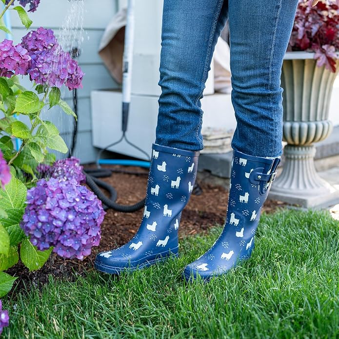 Western Chief Women's Tall Waterproof Rain Boot Outdoor Garden Shoes-VerdiqueGarden