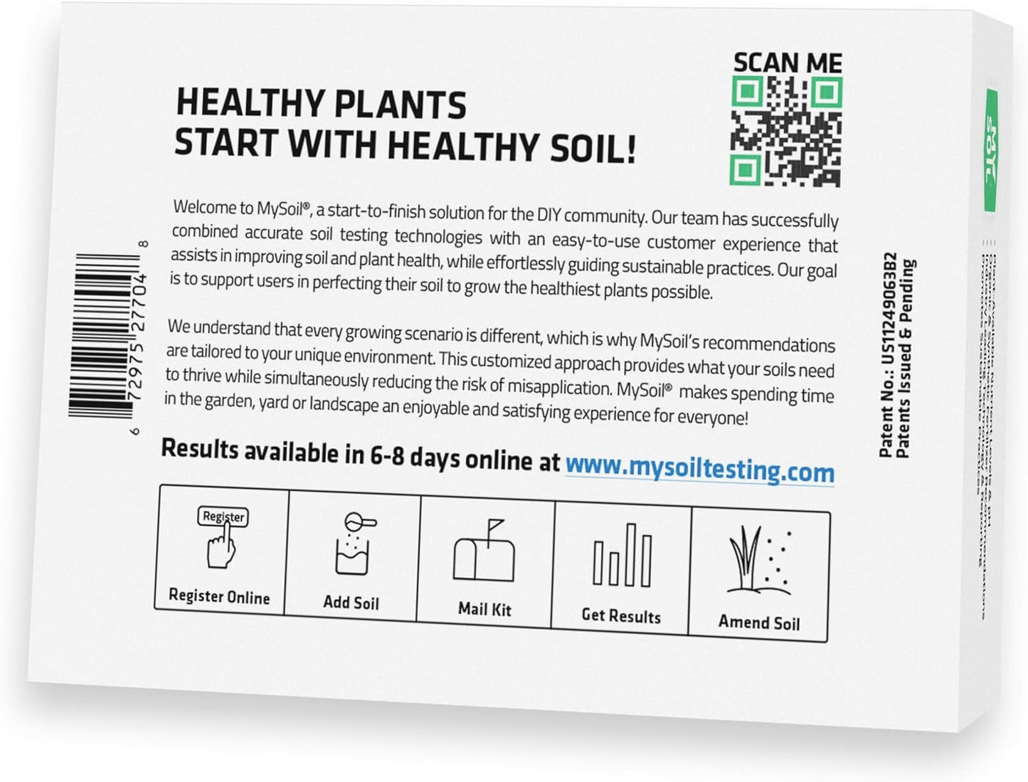 MySoil Soil Test Kit 2 Pack, Unlock Your Lawn & Garden Potential, Complete & Accurate Nutrient and pH Analysis with Recommendations Tailored to Your Soil and Plant Needs-VerdiqueGarden