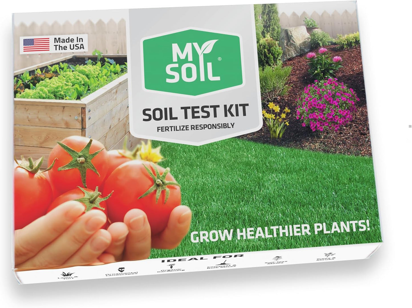 MySoil Soil Test Kit 2 Pack, Unlock Your Lawn & Garden Potential, Complete & Accurate Nutrient and pH Analysis with Recommendations Tailored to Your Soil and Plant Needs-VerdiqueGarden