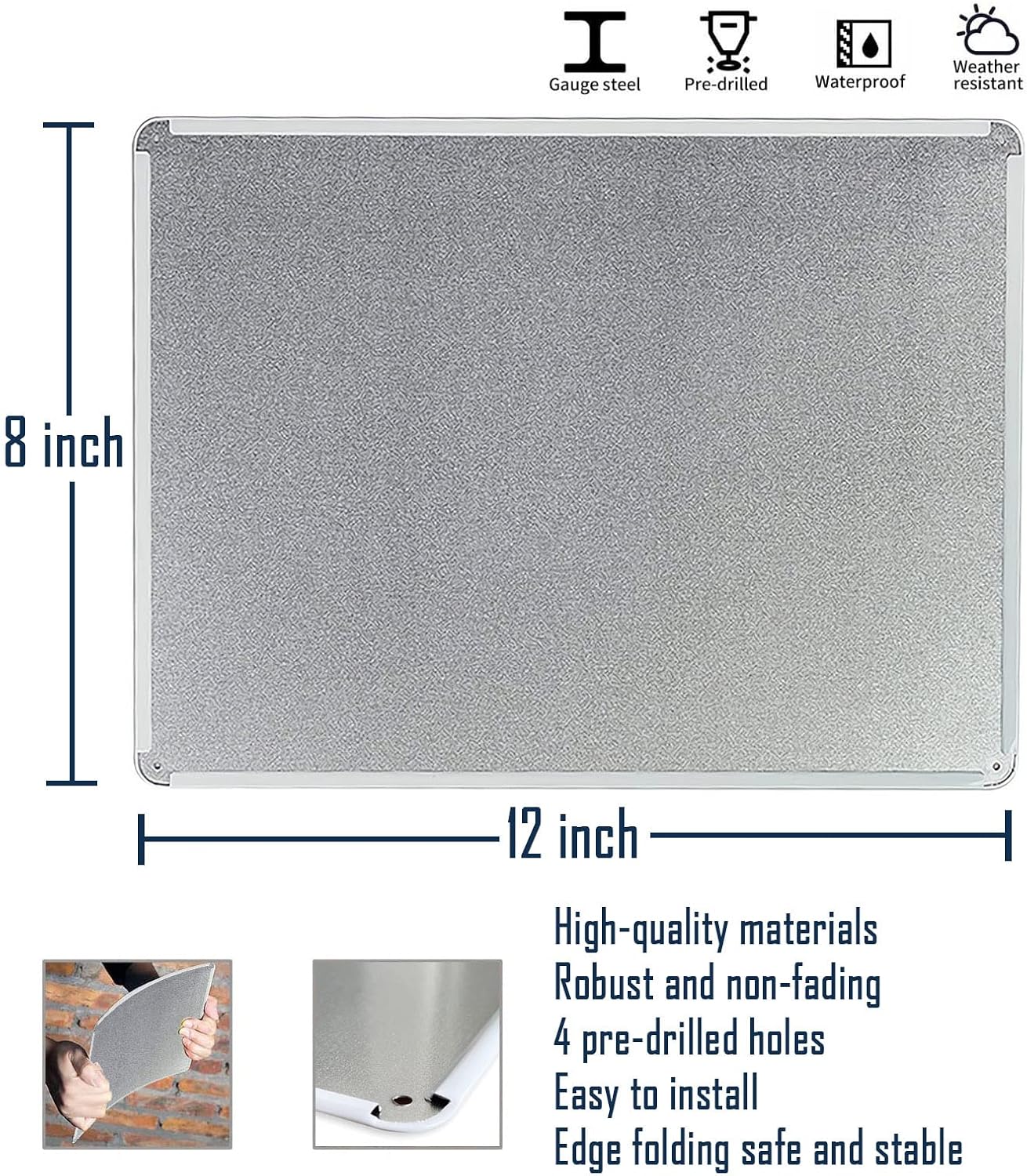 5 Pack Garden Signs Vintage Metal Tin Signs For Outside Garden Signs Decorative Outdoor Plant Lover Gifts Gardening Gift For Women Yard Sign Funny Gardening Decor 12x8 Inch-VerdiqueGarden