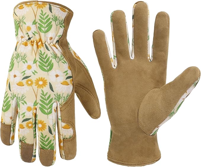 HANDLANDY Women Safety Work Gloves Utility Touch Screen Working Grip Glove for Yardwork Gardening Breathable Mechanic Gloves-VerdiqueGarden