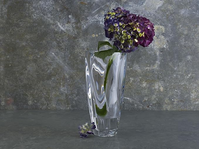 Mikasa Cassia Crystal Glass Vase, 12 Inch-VerdiqueGarden