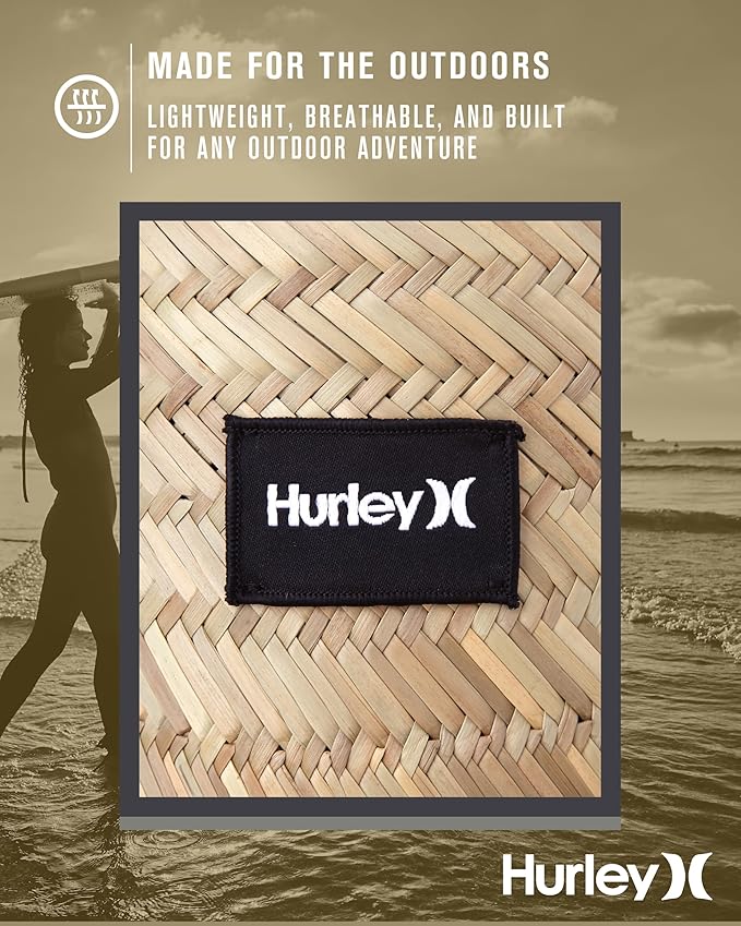 Hurley Men's Straw Hat - Bayside Lifeguard Straw Sun Hat-VerdiqueGarden