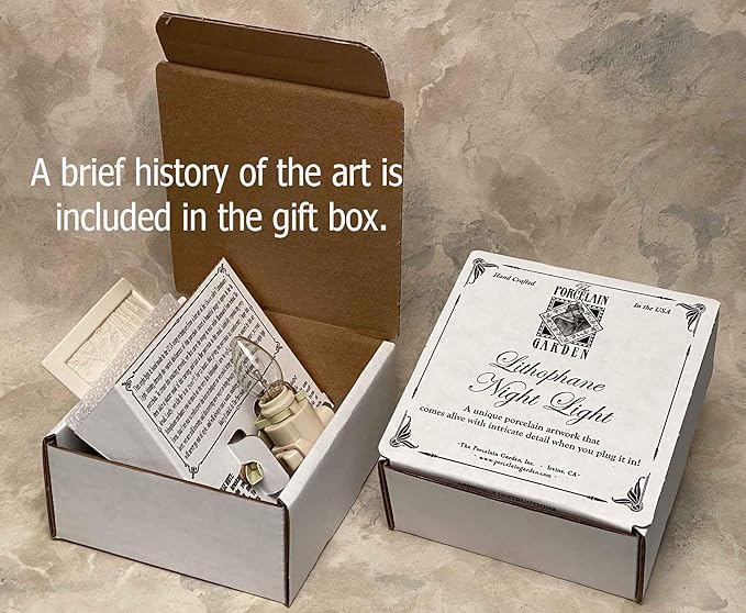 Nativity - Translucent Porcelain Lithophane Christmas Night Light-VerdiqueGarden