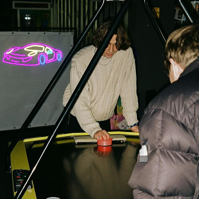 Car Neon Sign for Wall Decor Sports Car Neon Light Racing Car Neon Sign Colorful Car LED Neon Lights Signs Race Car Neon Light Up Sign for Bedroom Game Room Man Cave Garage Boy Gifts-VerdiqueGarden