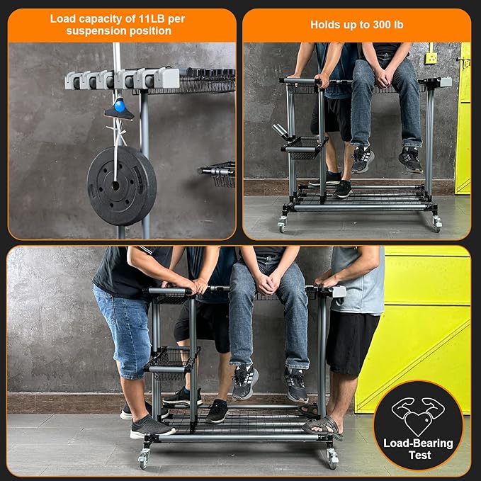 Ultimate Yard Tool Storage Rack with Rolling Casters – Organize All Your Garden Tools Effortlessly-VerdiqueGarden