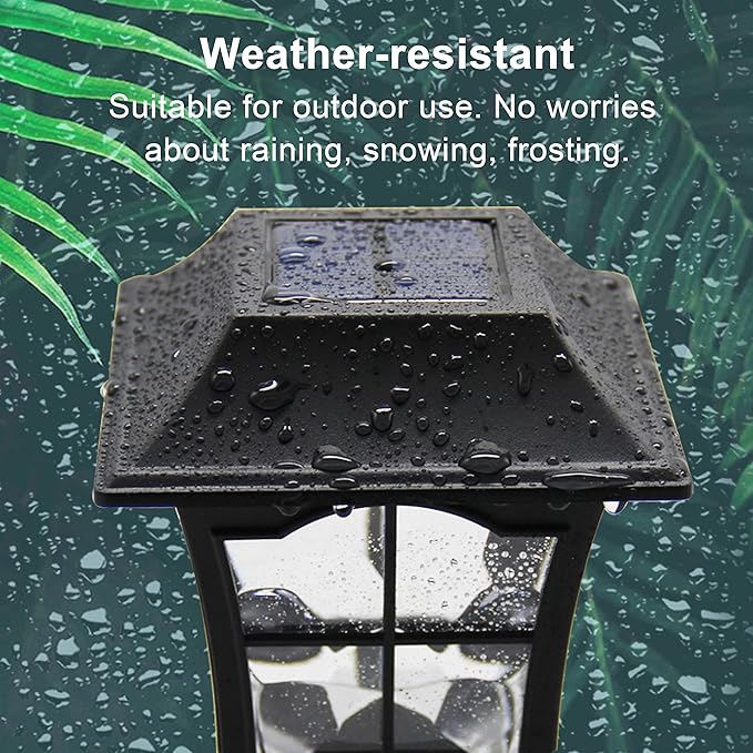 MAGGIFT 4 Pack Solar Wall Lantern Outdoor Playhouse Lights Waterproof 15 Lumens Solar Wall Sconce Light Fixture with Wall Mount Kit for Storage Shed Fence Garden Decor-VerdiqueGarden