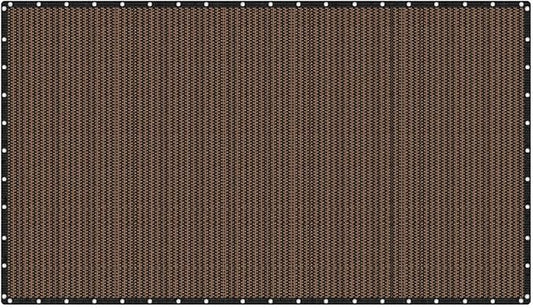 VICLLAX Shade Fabric Sun Shade Cloth Privacy Screen with Grommets for Patio Garden Pergola Cover Canopy 20x36 FT, Mocha-VerdiqueGarden