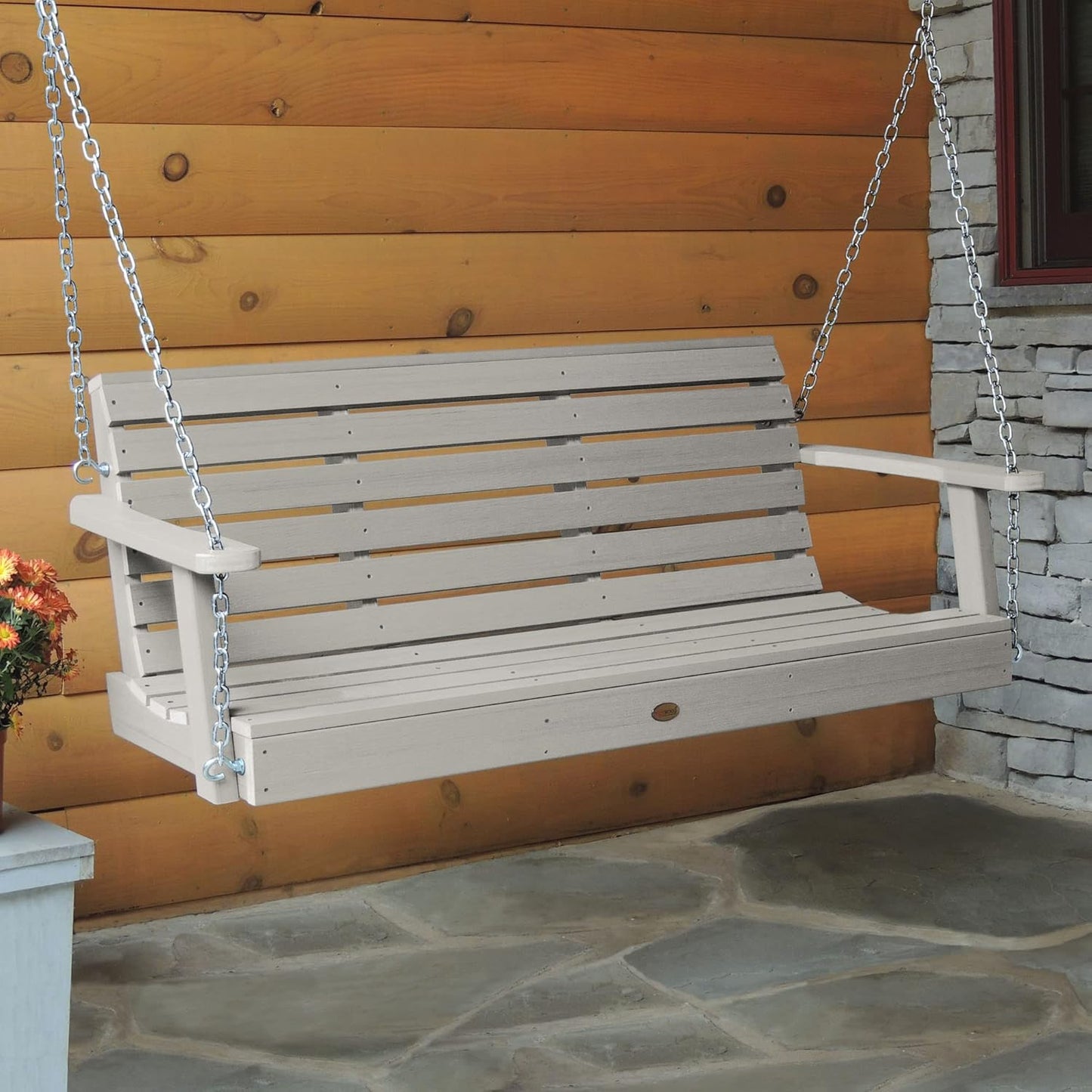 Highwood Weatherly Porch Swing 5 Feet, Harbor Gray-VerdiqueGarden