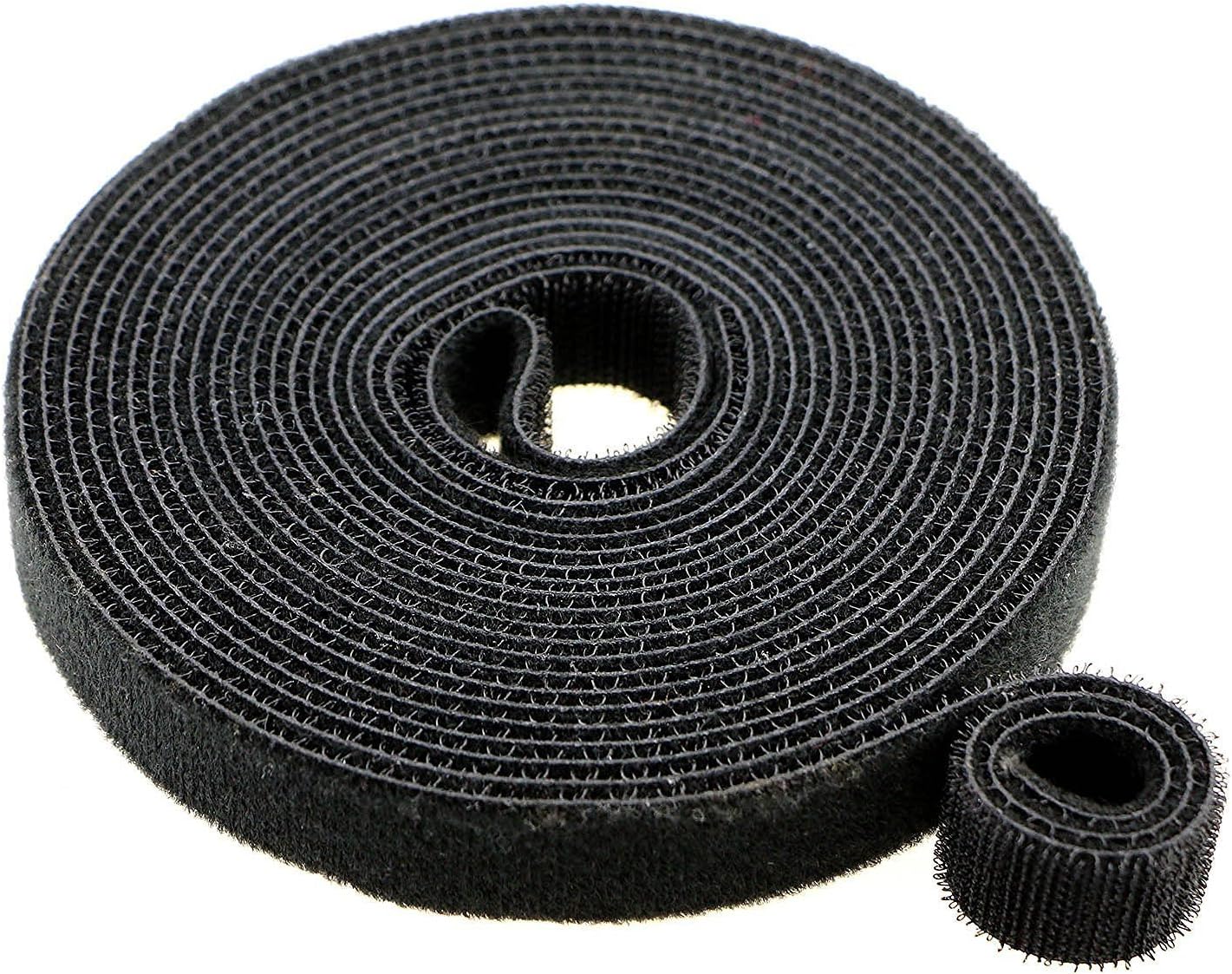 Pasow Fastening Tape Cable Tie Double Side Nylon Power Wire Management 3/4Inch 1 Roll Hook (5 Yards, Style 1)-VerdiqueGarden