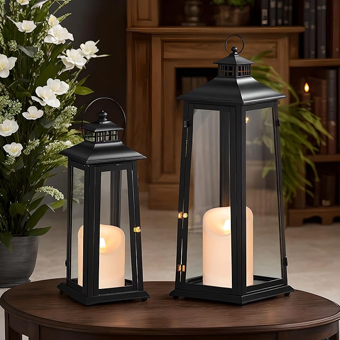 2 in 1 Rechargeable Candles, USB Solar Candles Outdoor Waterproof, Long Lasting Battery Operated Led Electric Flickering Flameless, for Outdoor Lanterns, Wedding, Christmas, Table Decorations-VerdiqueGarden