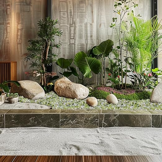 10 lbs Jade Pebbles for Indoor Plants, Decorative Pebbles for Bamboo, Vase, 3/8" Plant Gravel for Pots Indoor, Highly Polished Small River Rocks-VerdiqueGarden