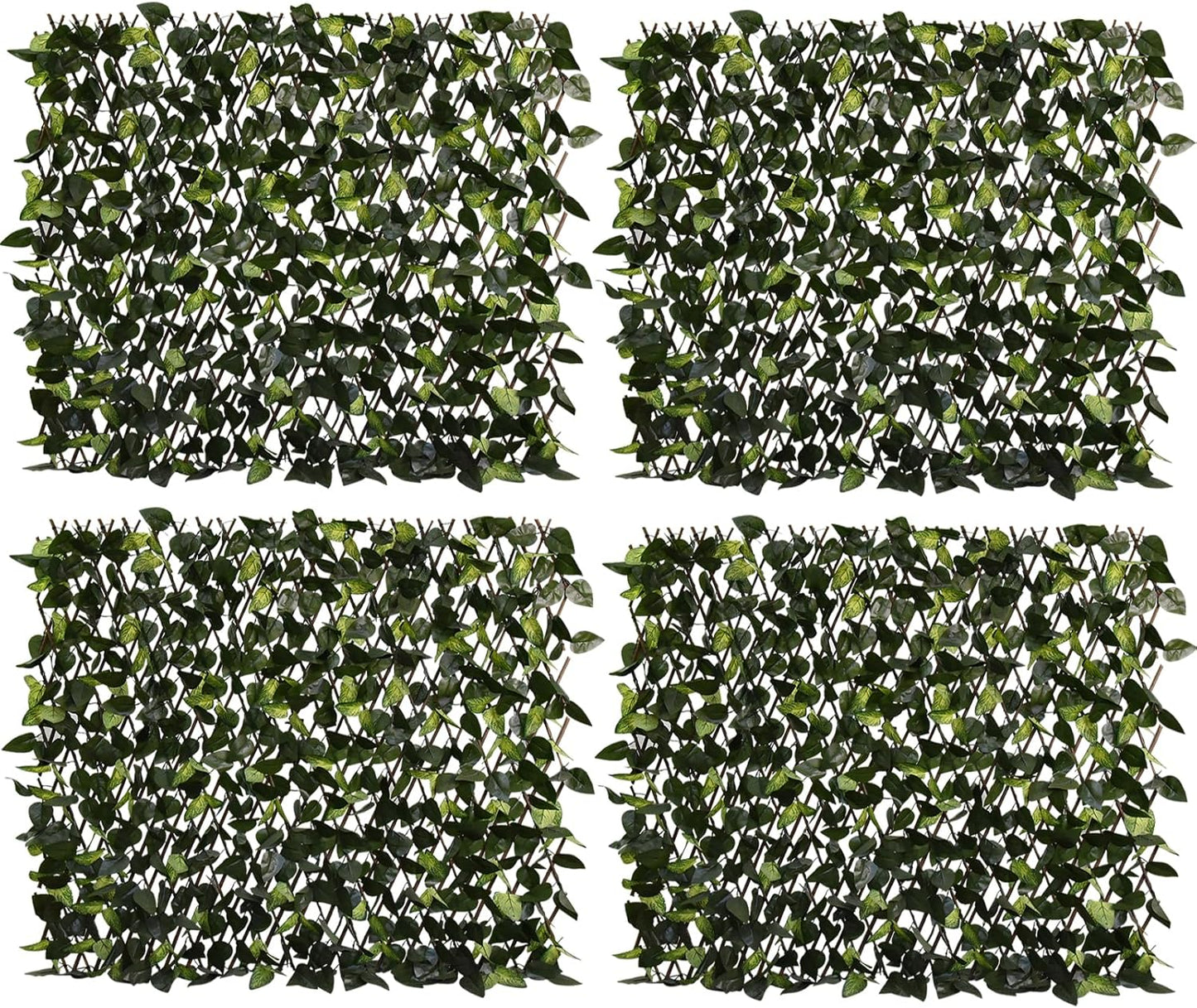 Expandable Fence Privacy Screen for Balcony Patio Outdoor,Decorative Faux Ivy Fencing Panel,Artificial Hedges (Single Sided Leaves)…-VerdiqueGarden