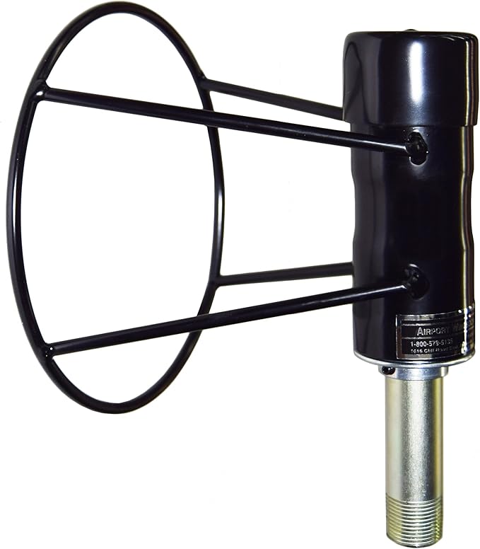 8" X 36" Orange and White Windsock with 8" Ball Bearing Frame USA Made-VerdiqueGarden