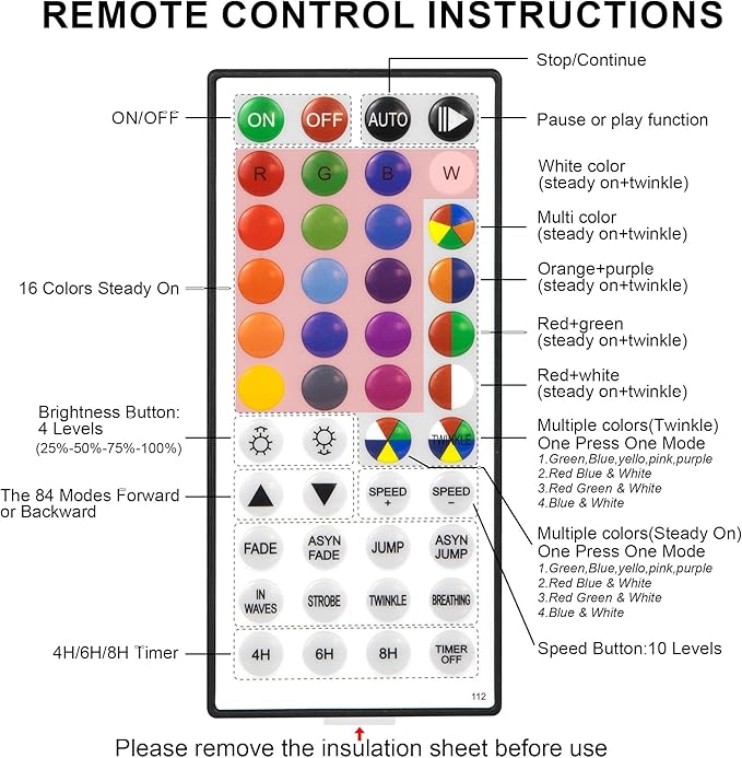 164 FT 500 LED Christmas String Lights, Waterproof RGB String Lights with Remote Control&Timer Function, 24 Colors Changing Fairy Lights for Indoor Outdoor Room Wall Christmas Tree Party Decoration-VerdiqueGarden