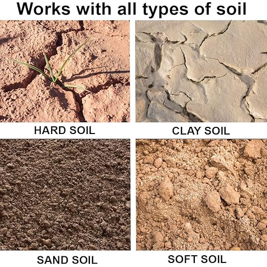 Auger Drill Bit for Planting 3 Pack with Extension - Spiral Hole Planter for Bulbs, Fence Posts, and Umbrella Holes - 3/8'' Hex Drive Drill- Gardening Hole Digger Yard Tools - Garden Drill Attachments-VerdiqueGarden