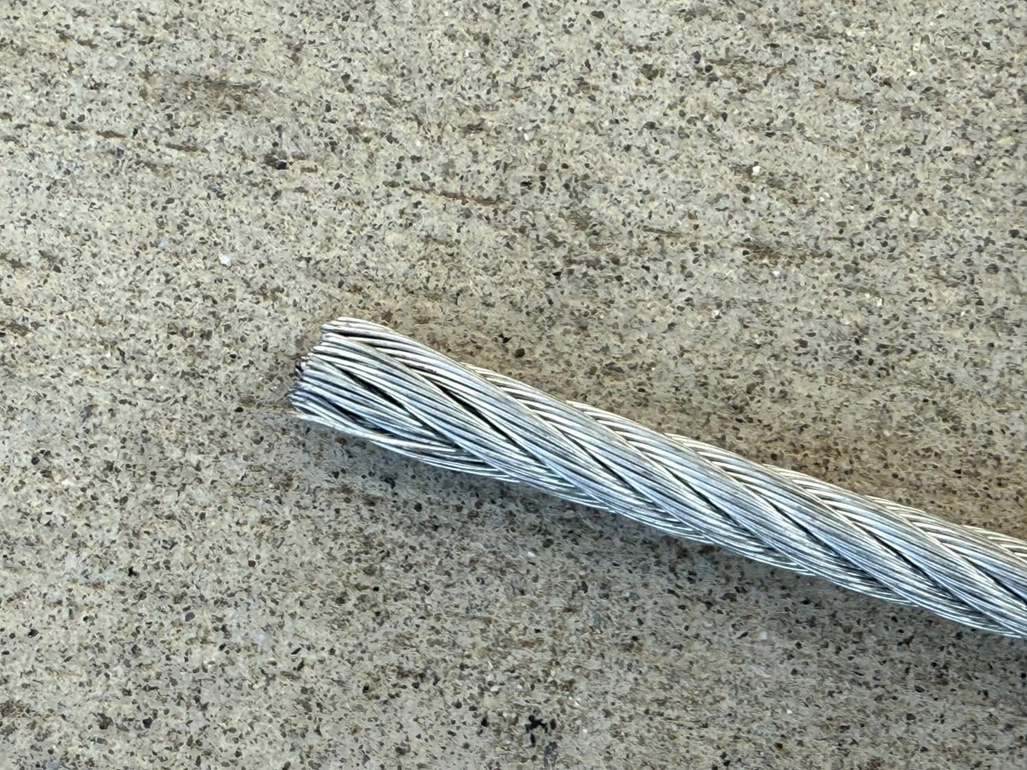 Sandbaggy 3/16" x 50 ft Galvanized Braided Steel Cable w/Looped End (7x19 Wire Rope) (25, Silver, 3/16" x 50 ft)-VerdiqueGarden