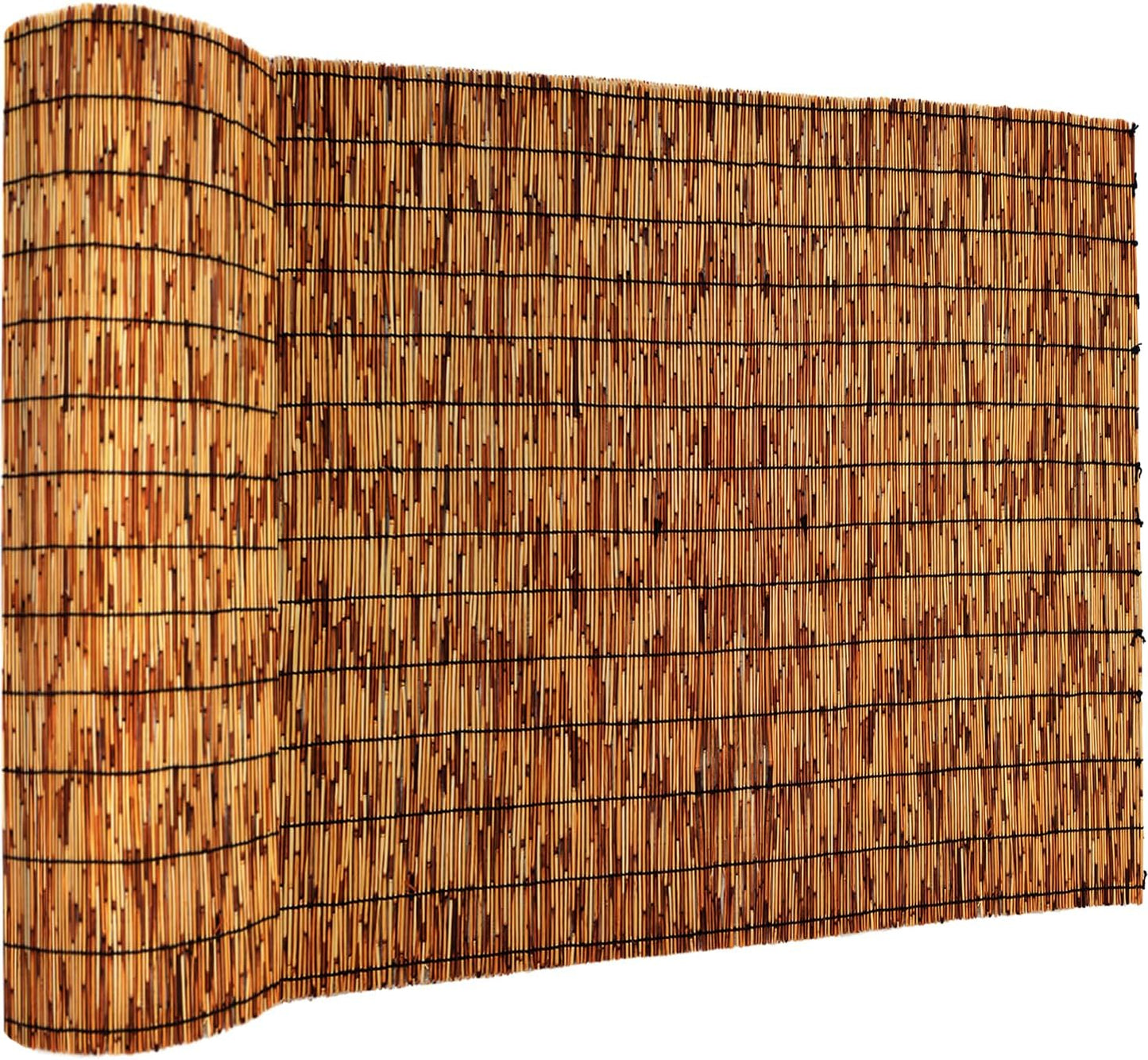 Reed Fencing Rolls,Bamboo Screens Outdoor for Patio,6 Feet High,Suitable for Patio Garden Balcony Terrace and Courtyard Shading 6x10FT-VerdiqueGarden
