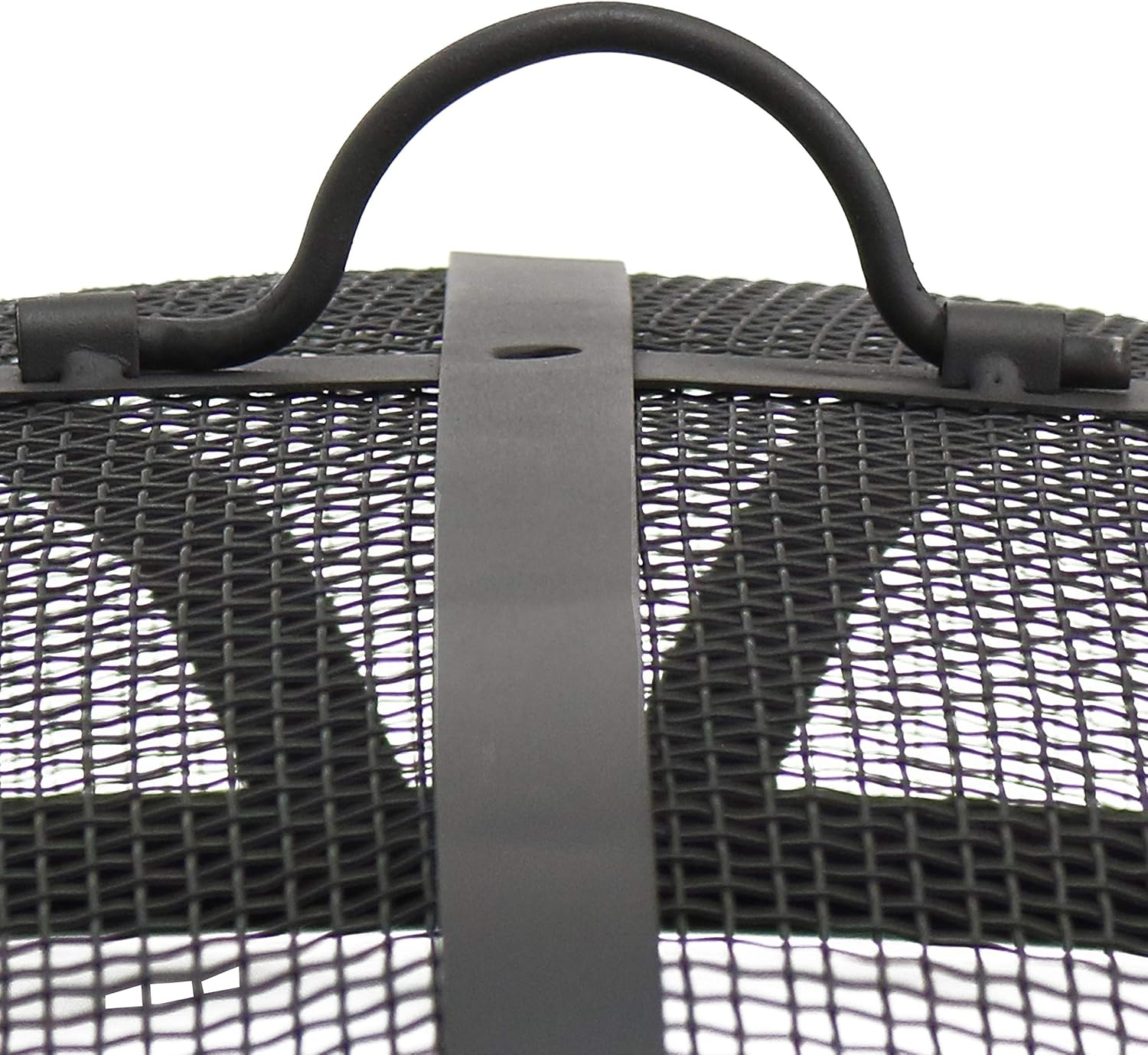 Sunnydaze 39-Inch Replacement Steel Fire Pit Bowl with Round Spark Screen - High-Temperature Painted Finish-VerdiqueGarden