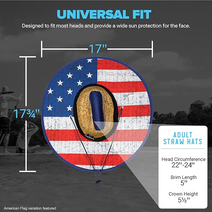 S A Company Summer Straw Hats for UV Sun Protection | Unisex Adult-VerdiqueGarden