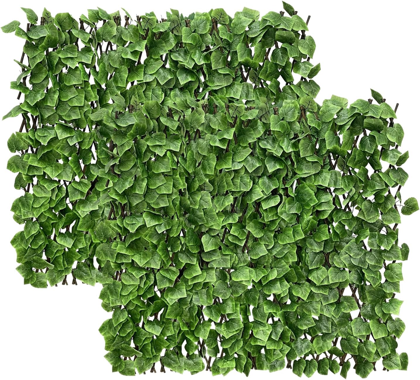 Expandable Fence Privacy Screen for Balcony Patio Outdoor,Decorative Faux Ivy Fencing Panel,Artificial Hedges (Single Sided Leaves)……-VerdiqueGarden