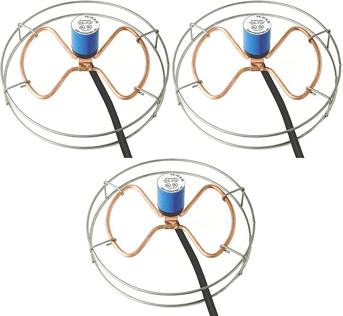 Farm Innovators H-429 1500 Watt Cast Aluminum Submergible Water Tank Deicer, Self Regulating Thermostat (3 Pack)-VerdiqueGarden